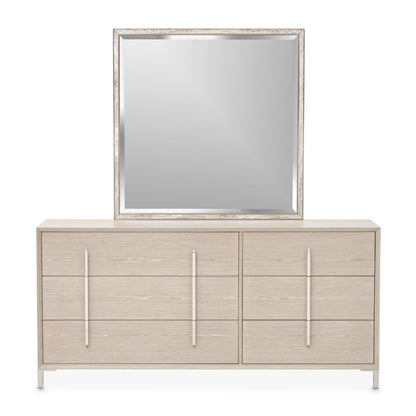 Lotus Bay Large Dresser with Mirror - Sand