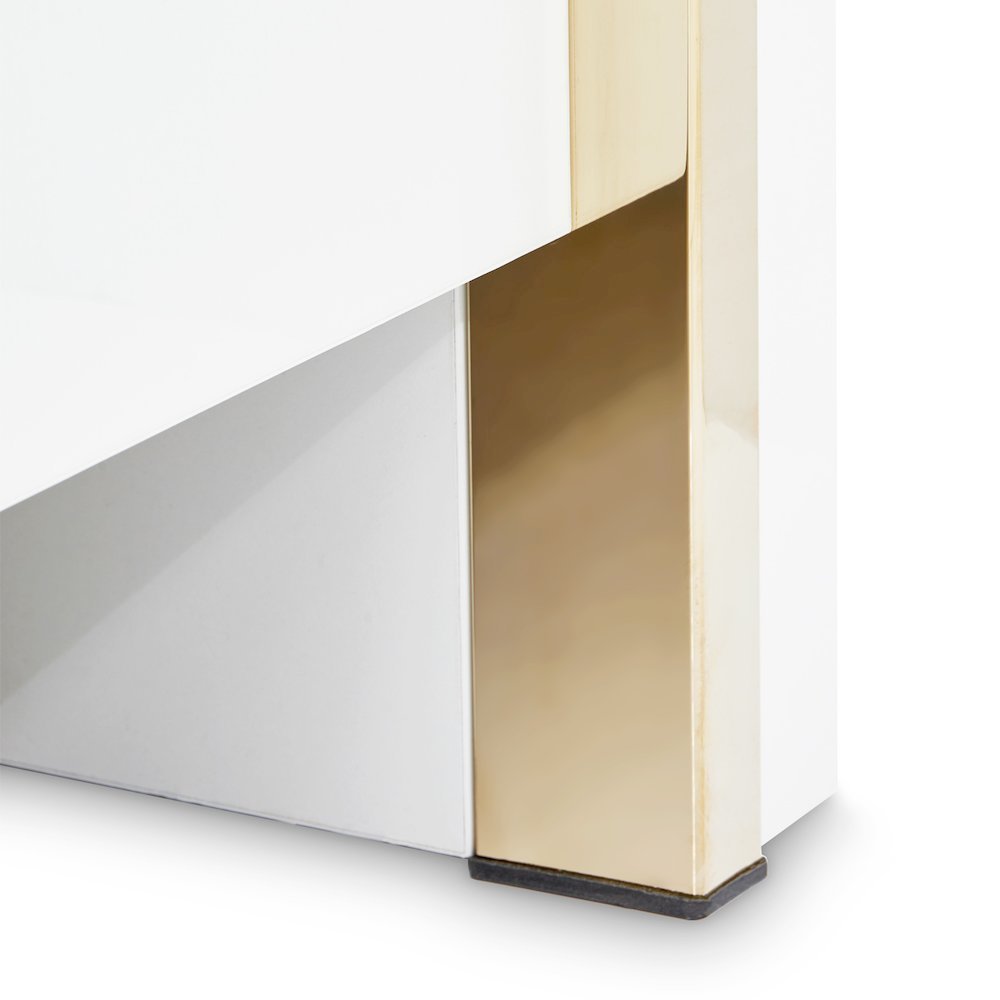 Palm Gate Eastern King Upholstered Bed - Cloud White