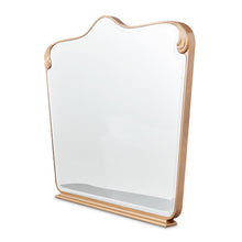 Camellia Field Dresser Mirror - Warm Pecan