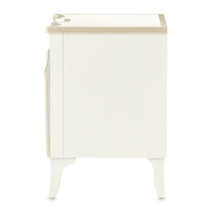 La Marisia Nightstand - Creamy Pearl
