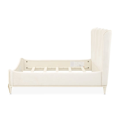 La Terrazza Queen Panel Bed - Creamy Pearl