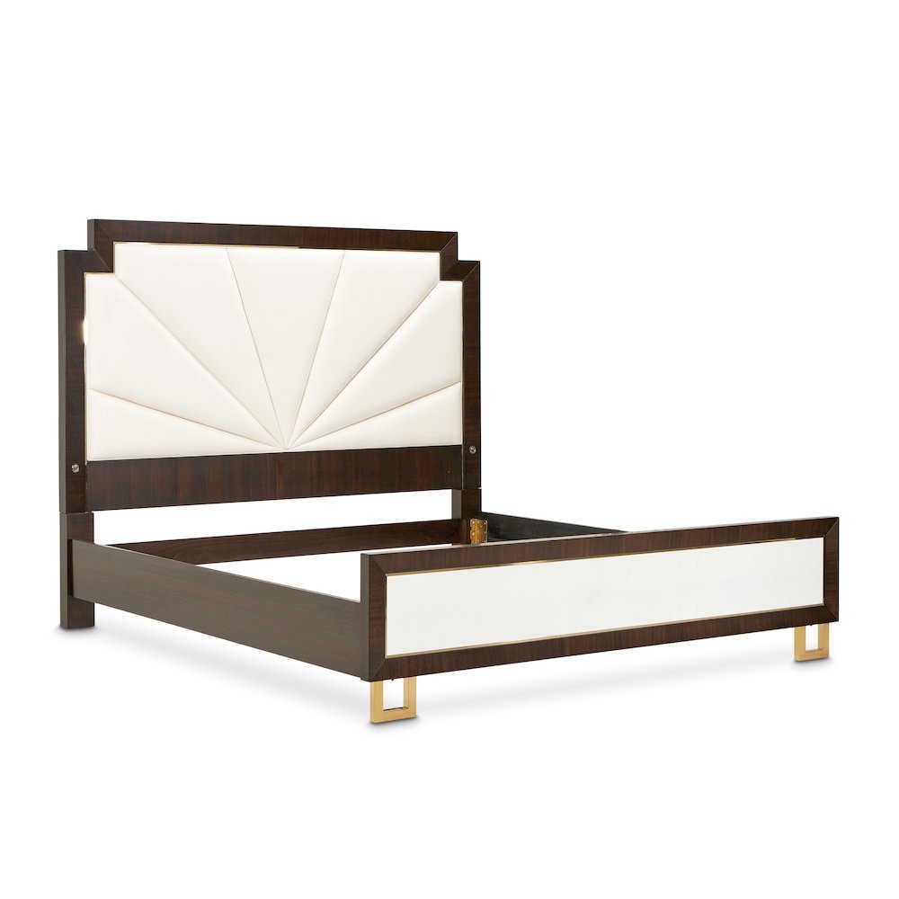 Belmont Place East King Upholstered Bed - Espresso