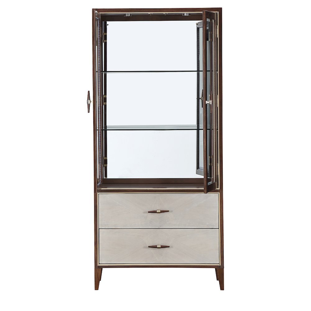 Houston Display Cabinet - Walnut