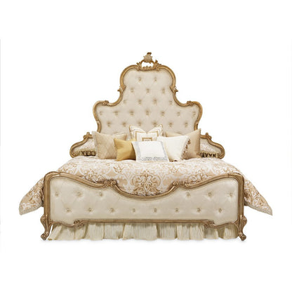 Platine de Royale Cal King Panel Bed - Antique Platinum