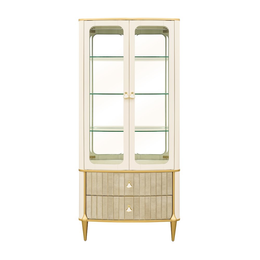 Scotts Square Display Cabinet - Light Champagne