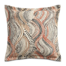 Sundance Wiley 21" Square Throw Pillow, Set of 2 - Gray/Spice