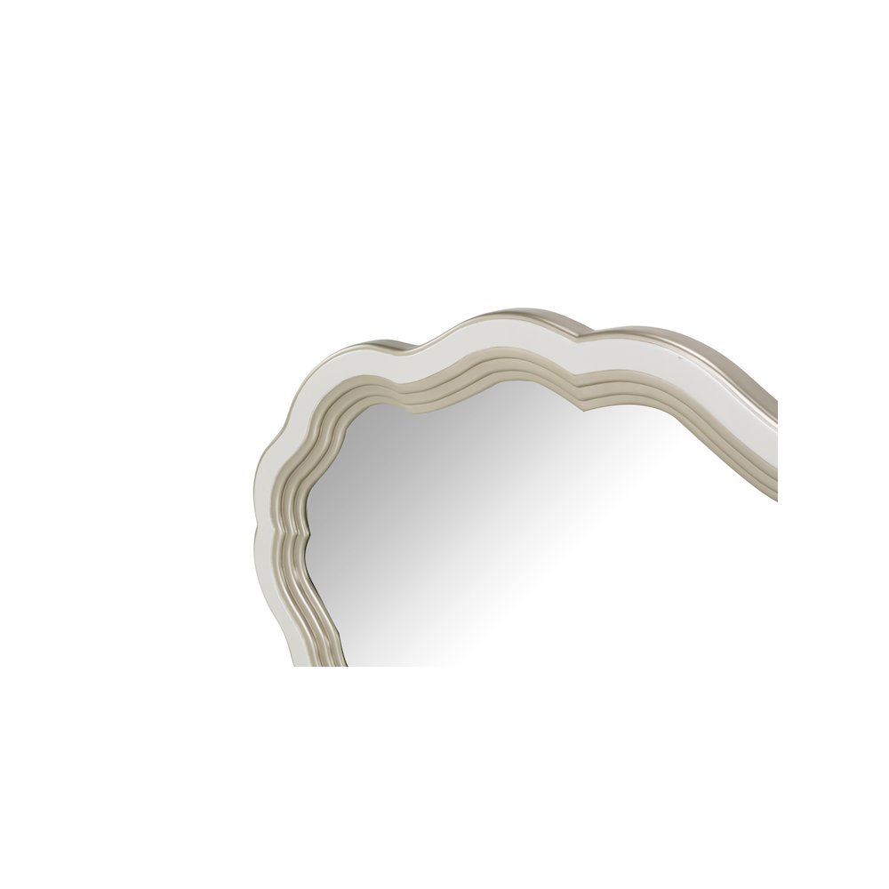 London Place Wall Mirror - Creamy Pearl