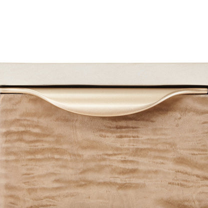 Elegant Blush Sideboard Buffet Cabinet with Storage and Bar Cabinet Use