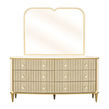 Scotts Square Dresser with Mirror - Light Champagne