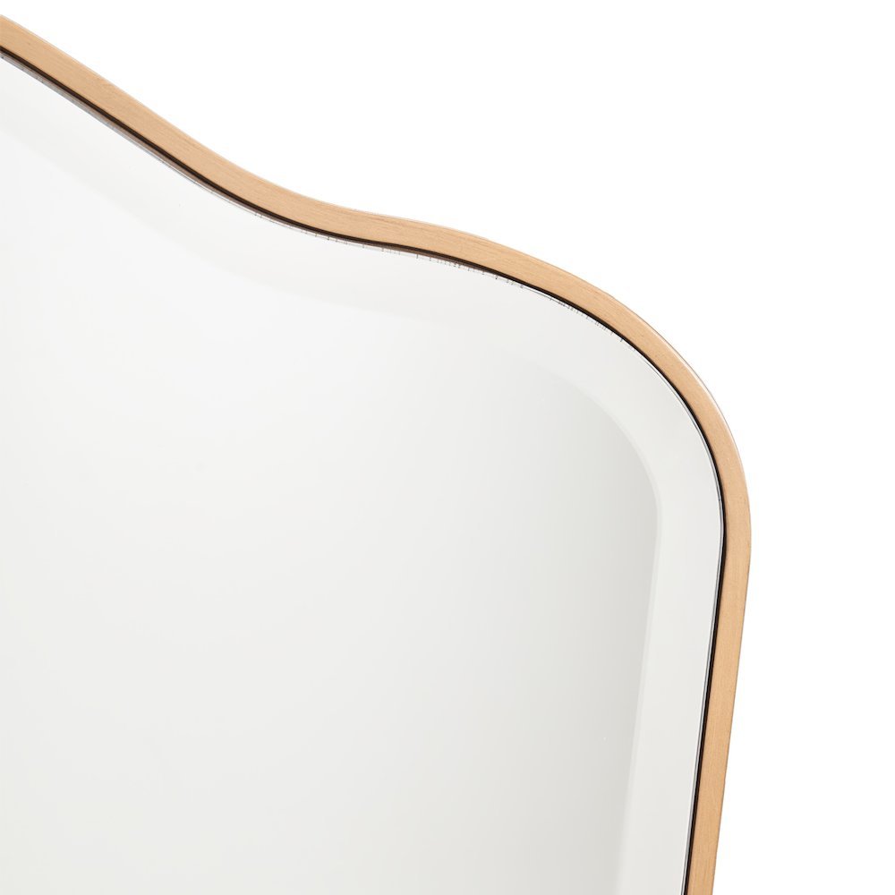 Camellia Field Vanity Mirror - Antique Gold