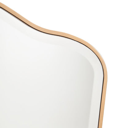 Camellia Field Vanity Mirror - Antique Gold