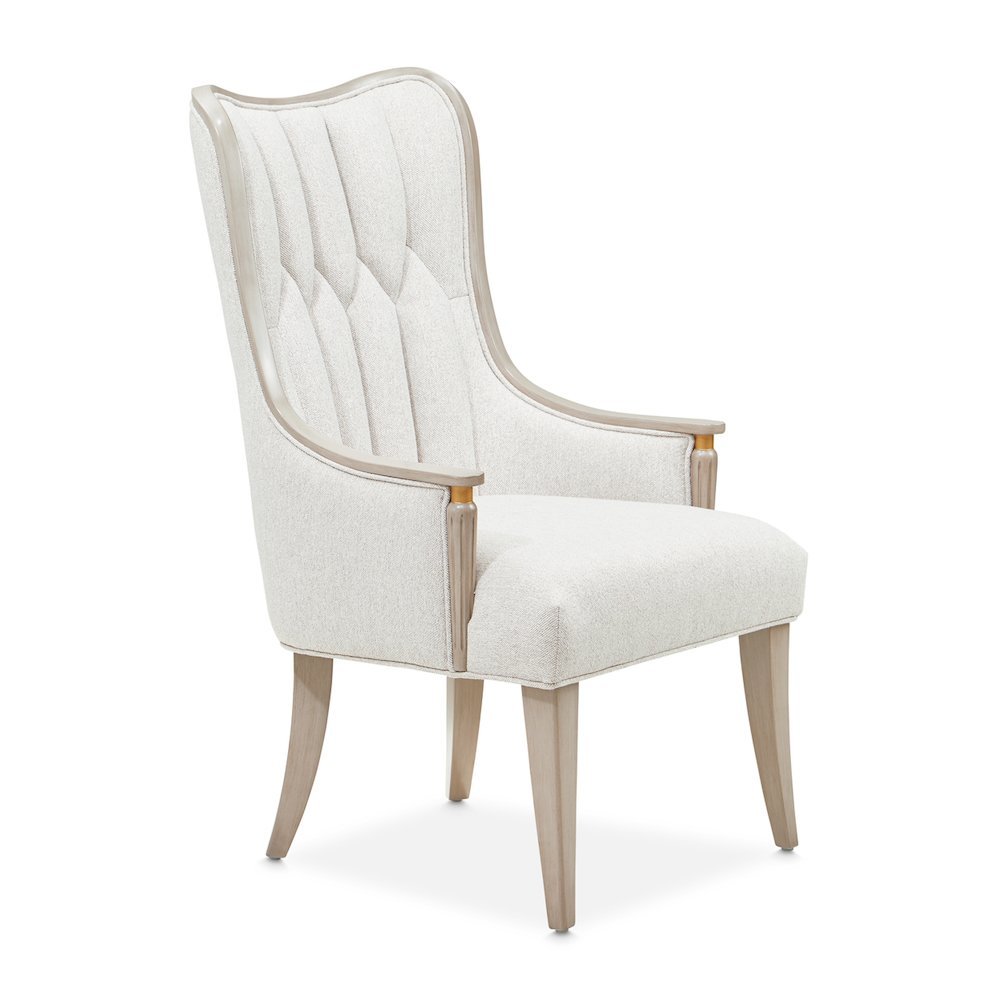 St. Charles Dining Arm Chair - Dove Gray Set of 2