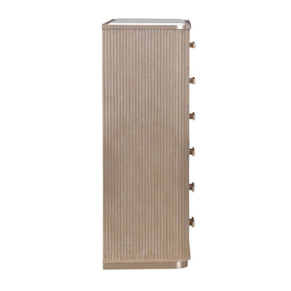 West Kensington Highboy Chest - Sea Salt Caramel