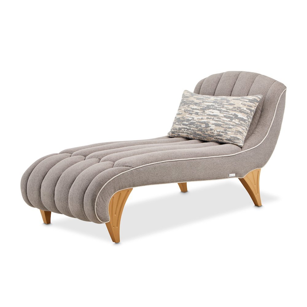 St. Charles Chaise - Dove Gray