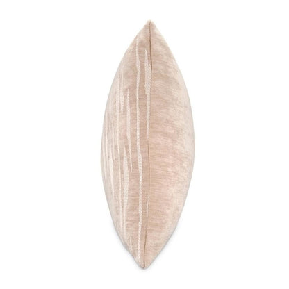 GLAMtastic Parallel 19" Square Pillow, Set of 2 - Cream