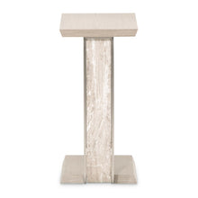 Lotus Bay C-Shaped Accent Table - Sand