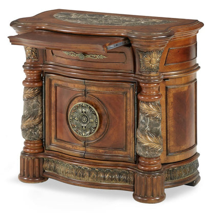 Villa Valencia Bedside Chest - Classic Chestnut