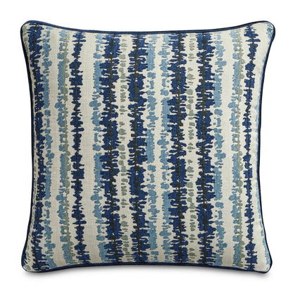 Blue My Mind Antigua 21" Square Pillow, Set of 2 - Navy