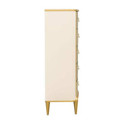 Scotts Square 5-Drawer Chest - Light Champagne