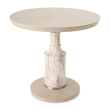 Lotus Bay 40" Round Gathering Table - Sand