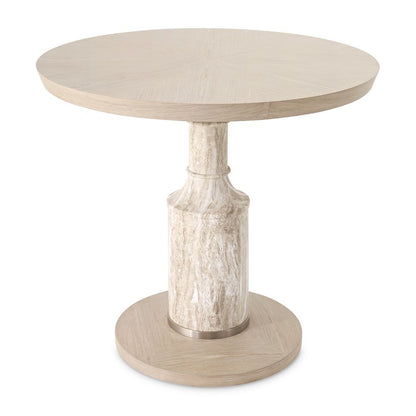 Lotus Bay 40" Round Gathering Table - Sand