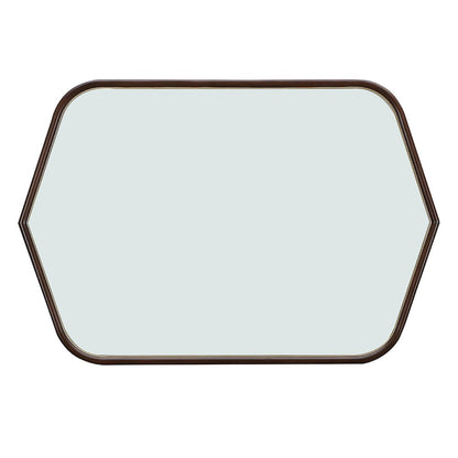 Houston Wall Mirror - Walnut