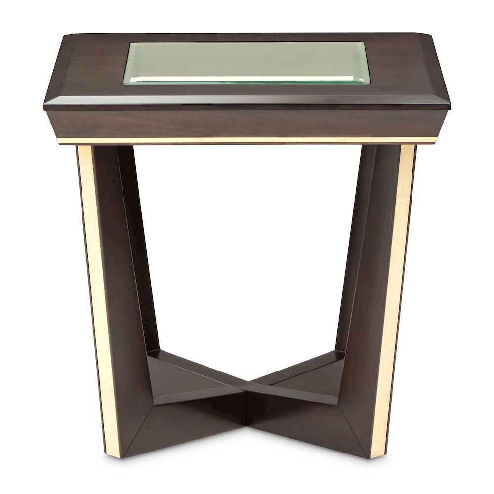 Belmont Place End Table - Espresso