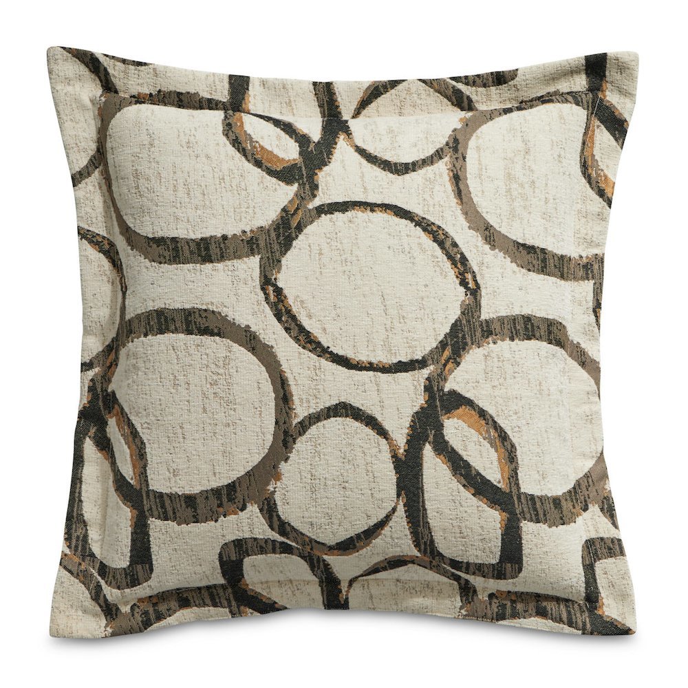 Explorer Sheldon 21" Square Pillow, Set of 2 - Stone/Natural