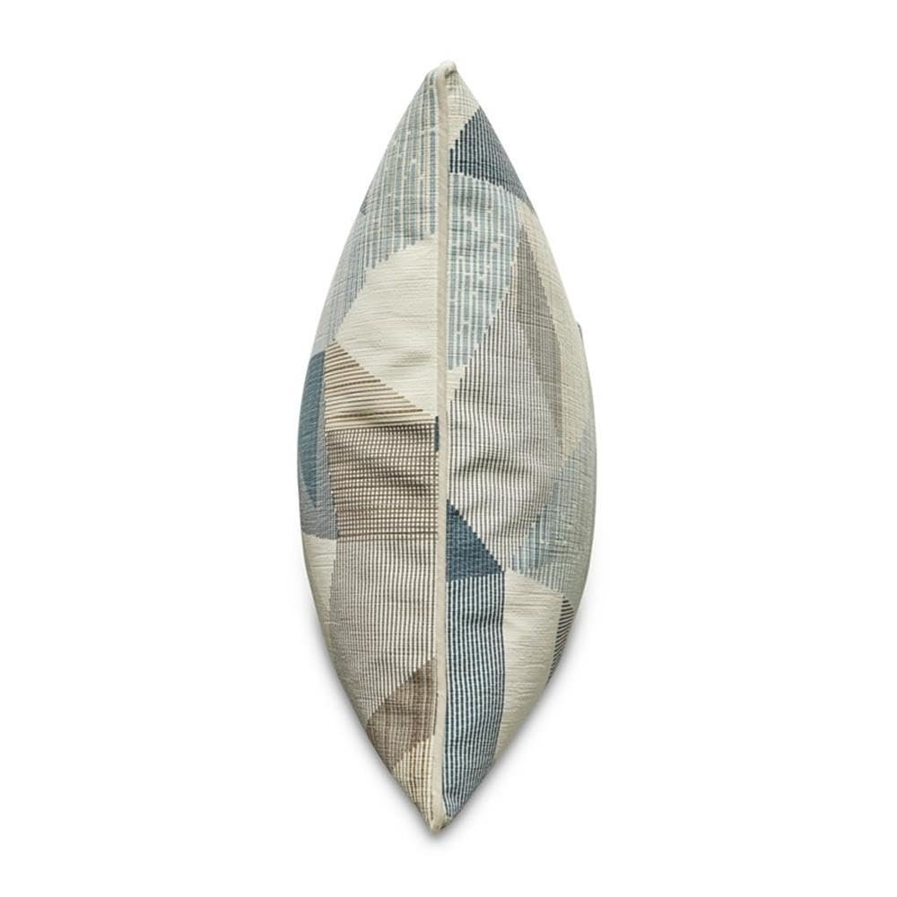 Renue Jetson 19" Velvet Throw Pillow, Set of 2 - Mineral Blue