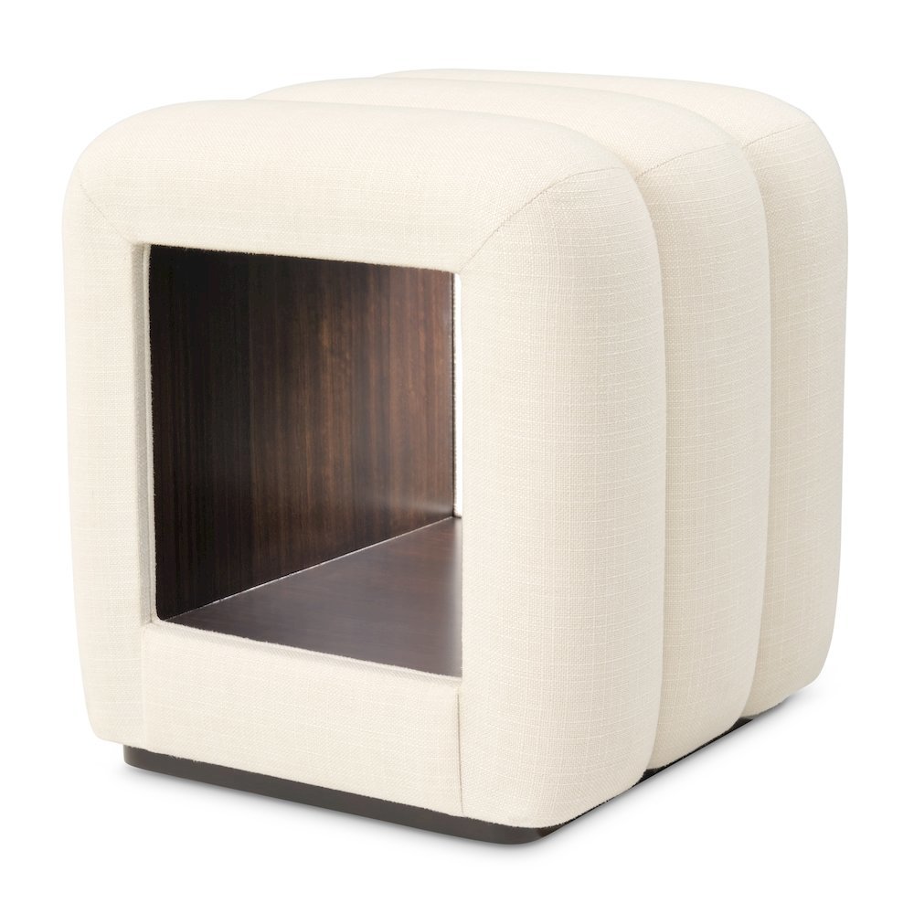 Belmont Place Vanity Bench - Cream/Espresso