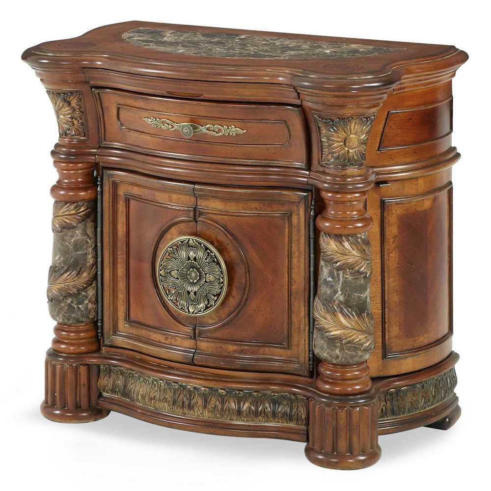 Villa Valencia Bedside Chest - Classic Chestnut