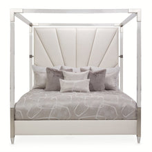 Penthouse Eastern King Canopy Bed - Ash Gray