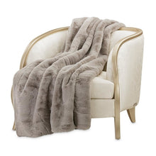 Hopps 54"x72"Faux-Fur Throw - Platinum