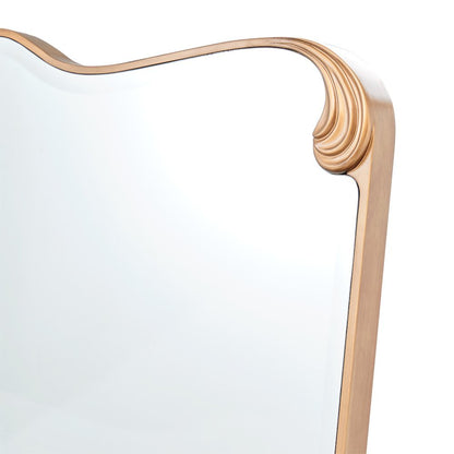 Camellia Field Dresser Mirror - Warm Pecan