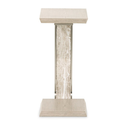 Lotus Bay C-Shaped Accent Table - Sand