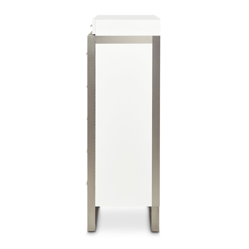 Marquee 7-Drawer Chest - Cloud White