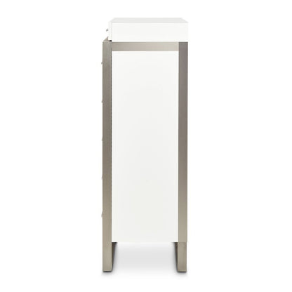 Marquee 7-Drawer Chest - Cloud White