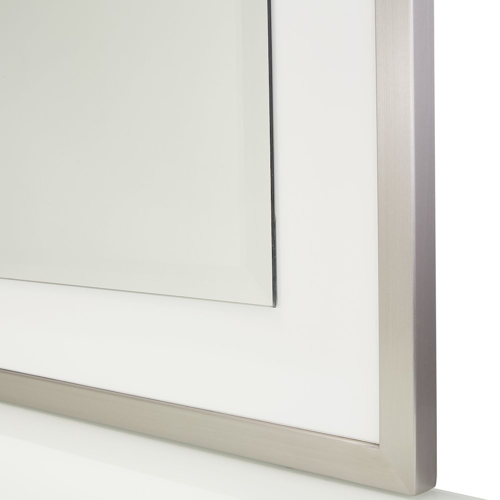 Marquee Dresser with Mirror - Cloud White