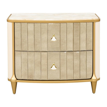 Scotts Square Nightstand - Light Champagne