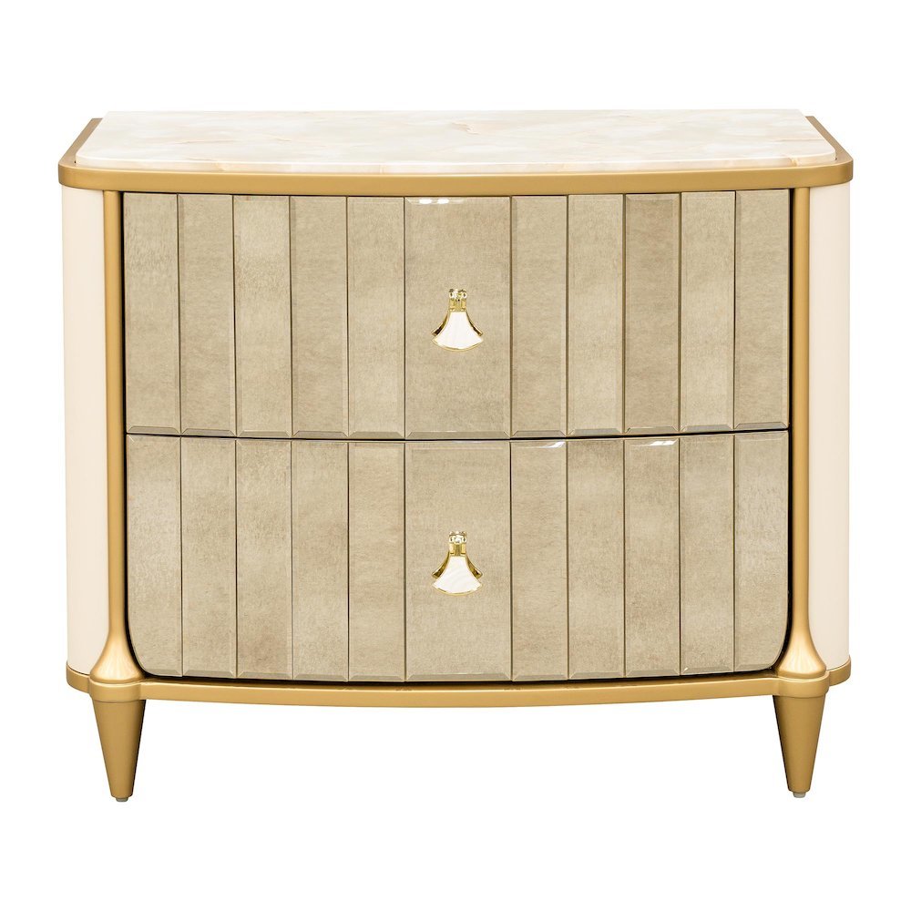 Scotts Square Nightstand - Light Champagne