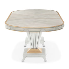 St. Charles Double Pedestal Dining Table -  Dove Gray
