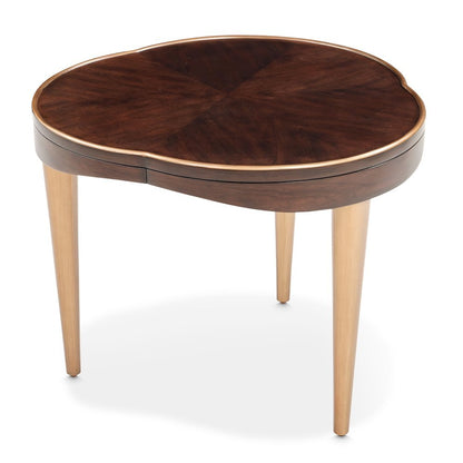 Camellia Field End Table - Warm Pecan