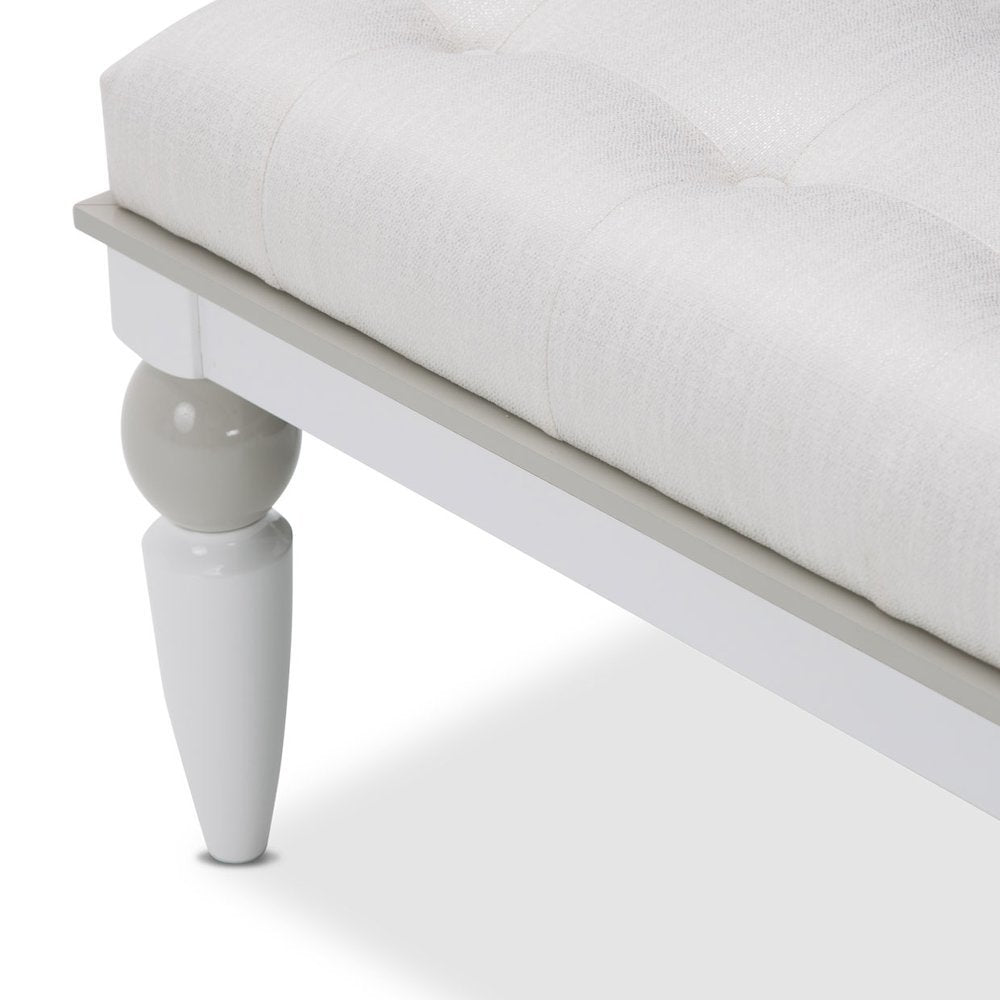 Sky Tower Bedside Bench - Cloud White
