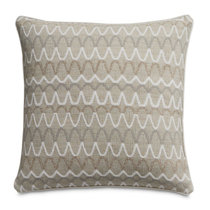 Moonbeam Whitney 19" Square Throw Pillow, Set of 2 - Natural
