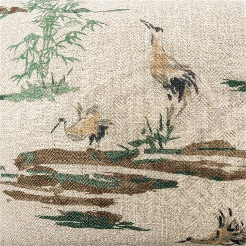 Eden Akari 22" Square Pillow, Set of 2 - Basil Green