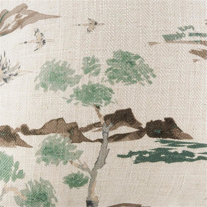 Eden Akari 22" Square Pillow, Set of 2 - Basil Green