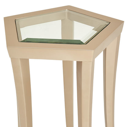 La Rachelle Chairside Table - Champagne