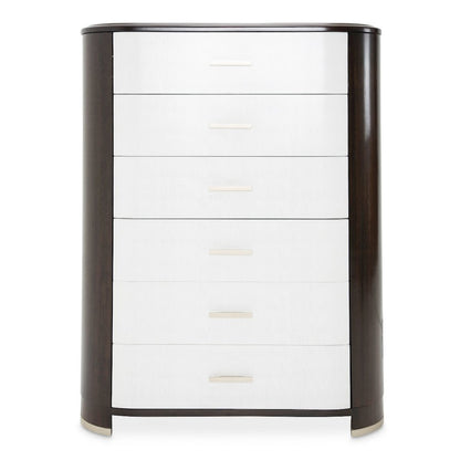 Paris Chic 6-Drawer Chest - Espresso