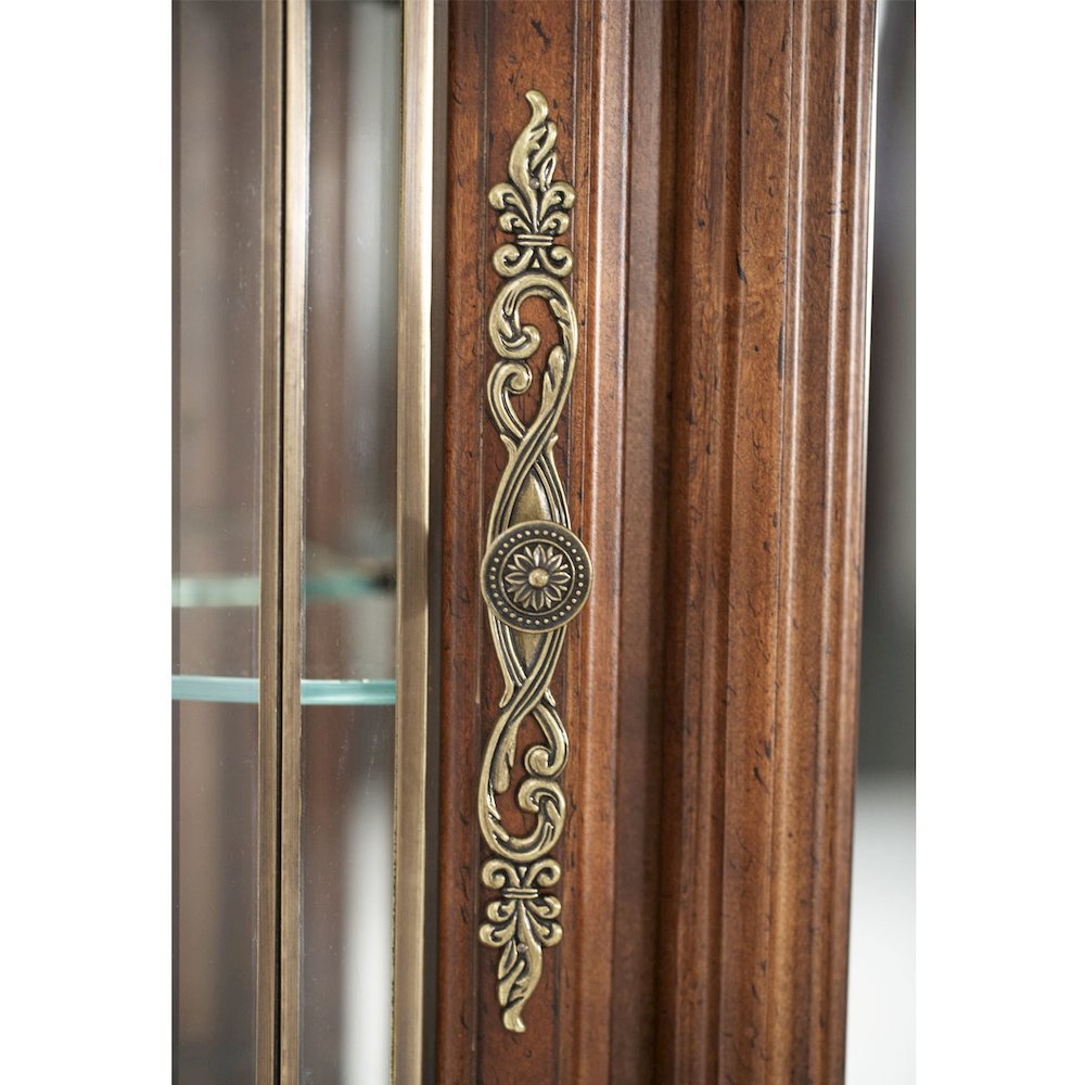 Villa Valencia Dresser with Mirror - Classic Chestnut