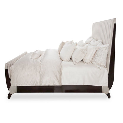 Paris Chic Eastern King Sleigh Bed - Espresso